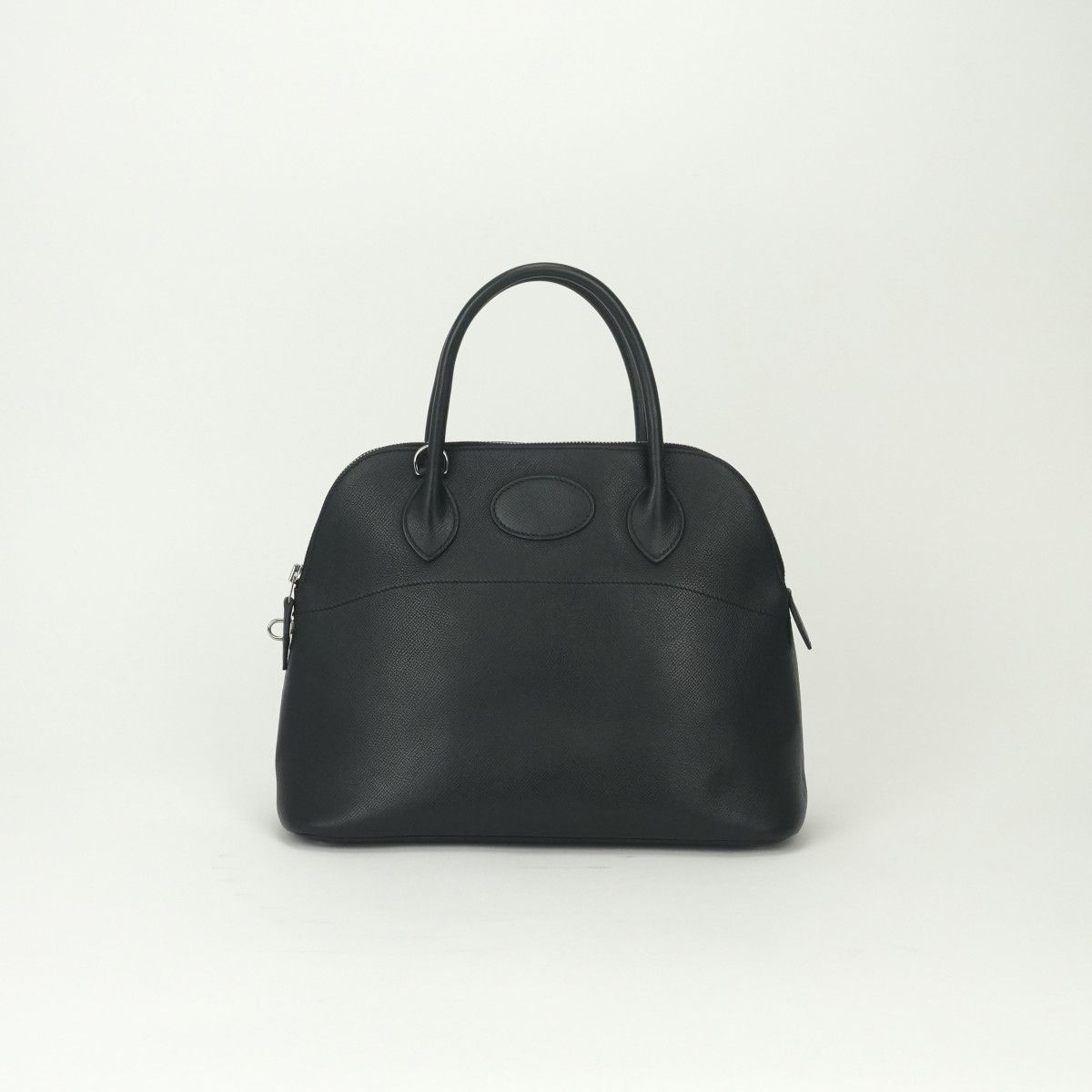 Hermes Bolide 31 Tote Shoulder Bag Epsom Noir Nori Black Silver 2-Way Veau