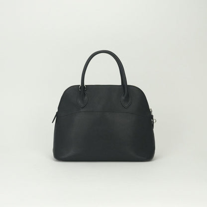 Hermes Bolide 31 Tote Shoulder Bag Epsom Noir Nori Black Silver 2-Way Veau — view 3