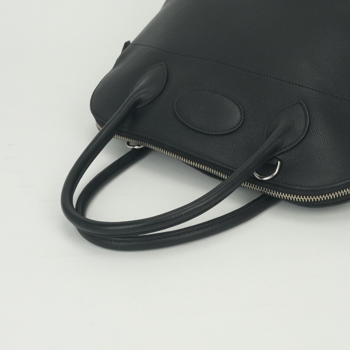 Hermes Bolide 31 Tote Shoulder Bag Epsom Noir Nori Black Silver 2-Way Veau — view 4