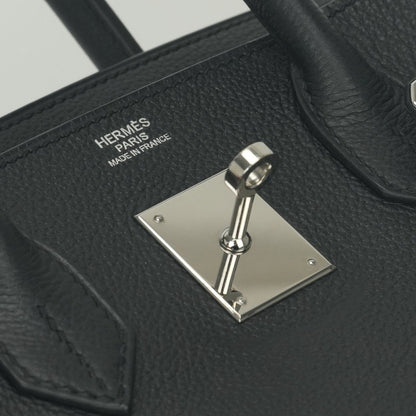 Hermes Birkin 30 Tote Sully Eger Noir Black Silver — view 7