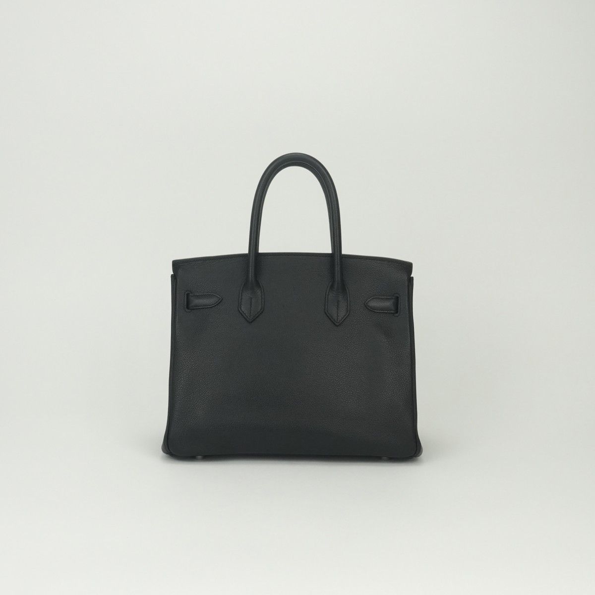 Hermes Birkin 30 Tote Sully Eger Noir Black Silver — view 3
