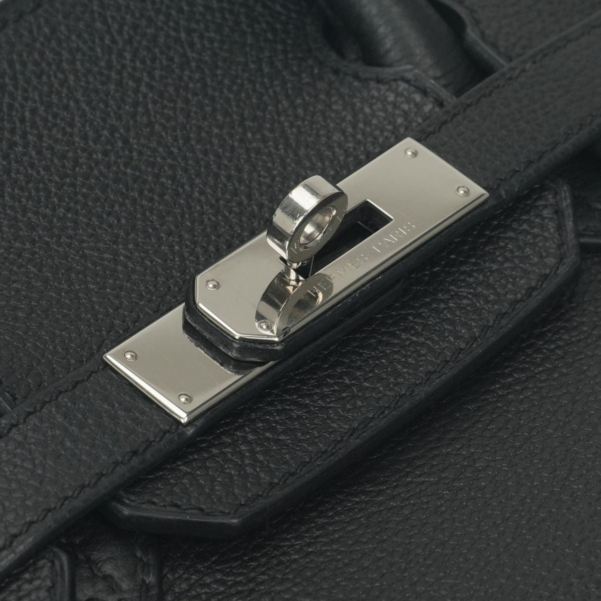 Hermes Birkin 30 Tote Sully Eger Noir Black Silver — view 8