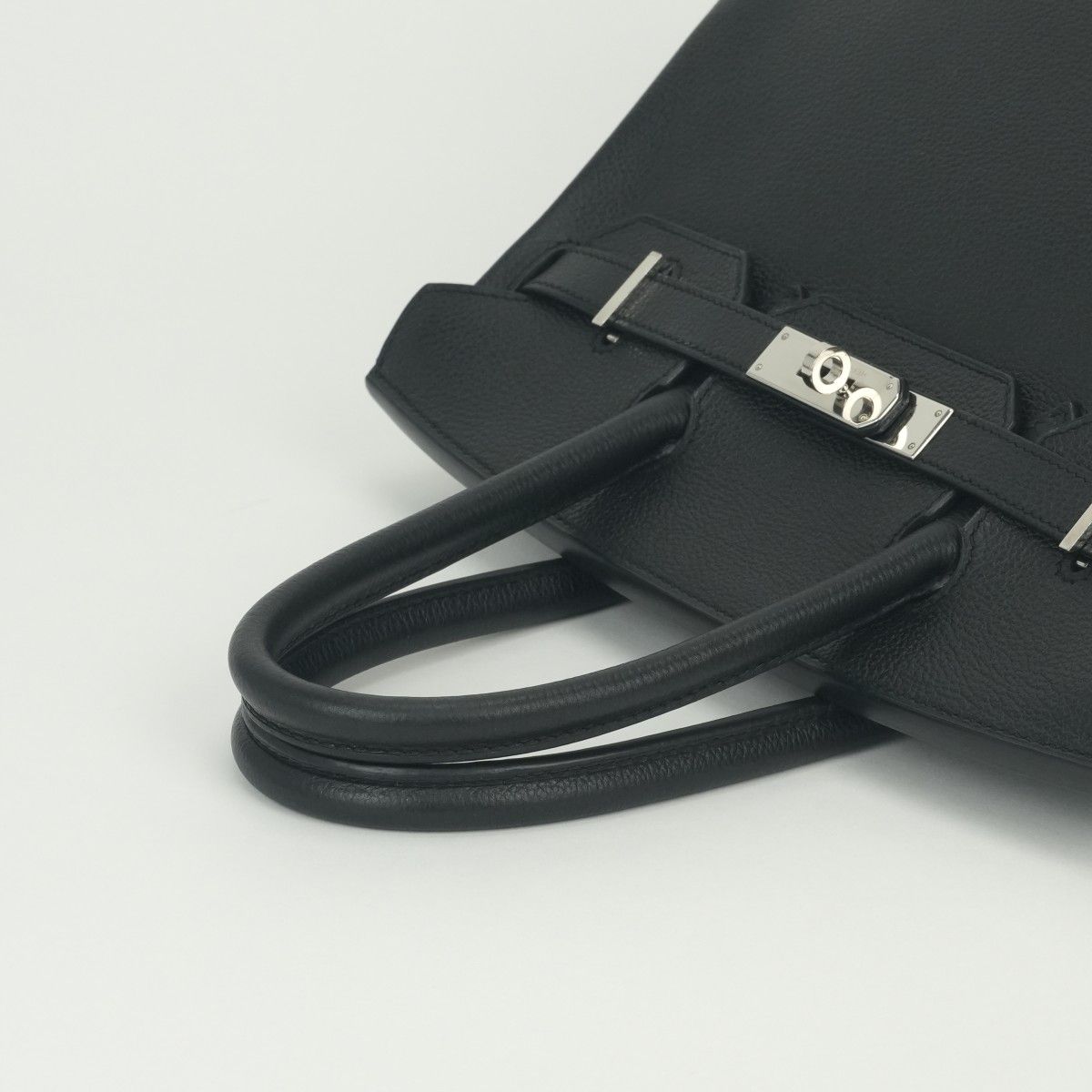Hermes Birkin 30 Tote Sully Eger Noir Black Silver — view 4