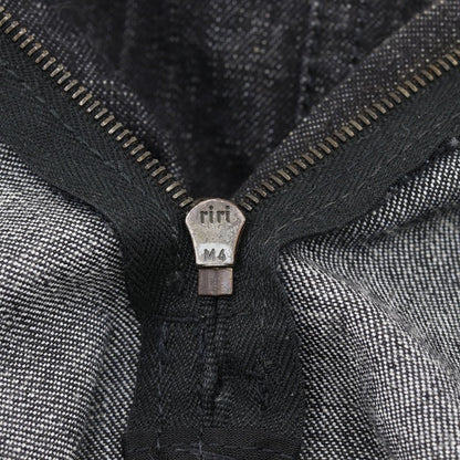 Chanel Knit Replacement Denim Wool Black Skirt — view 9