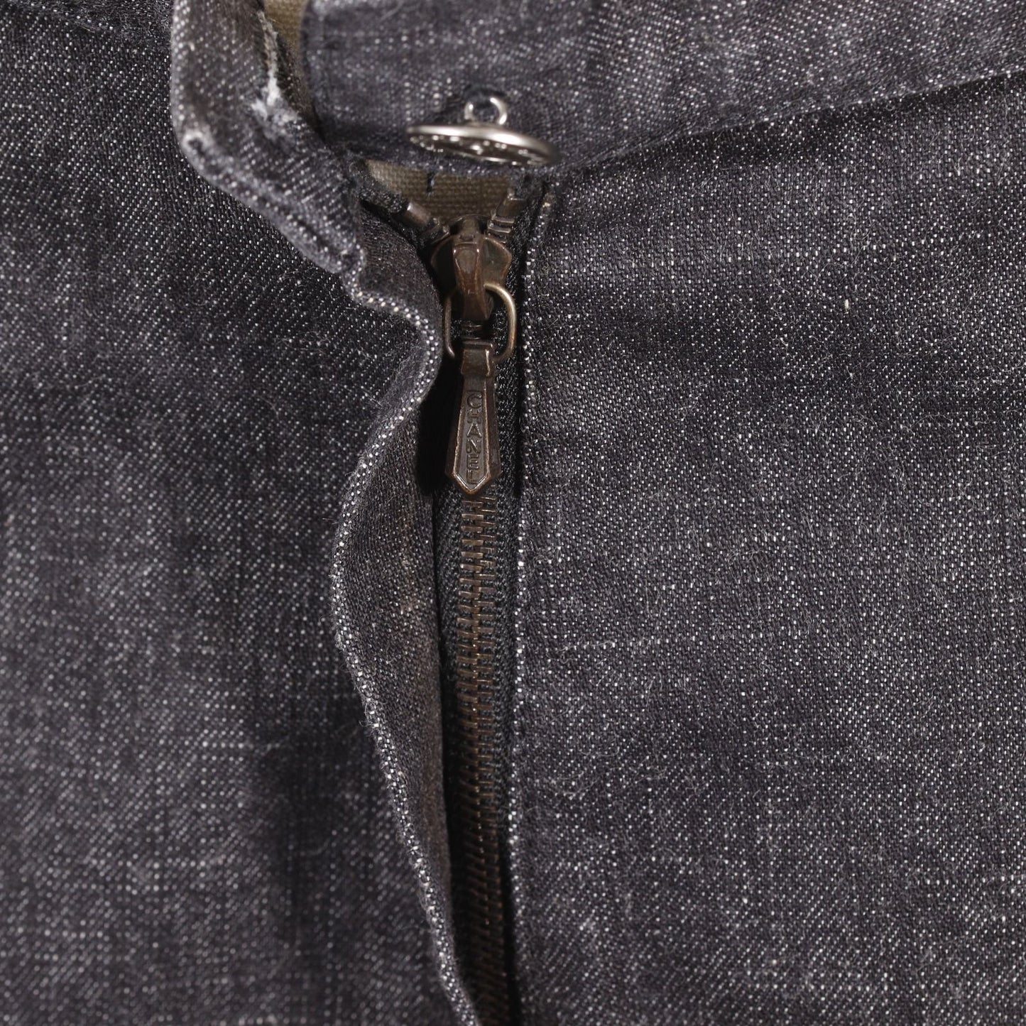 Chanel Knit Replacement Denim Wool Black Skirt — view 7