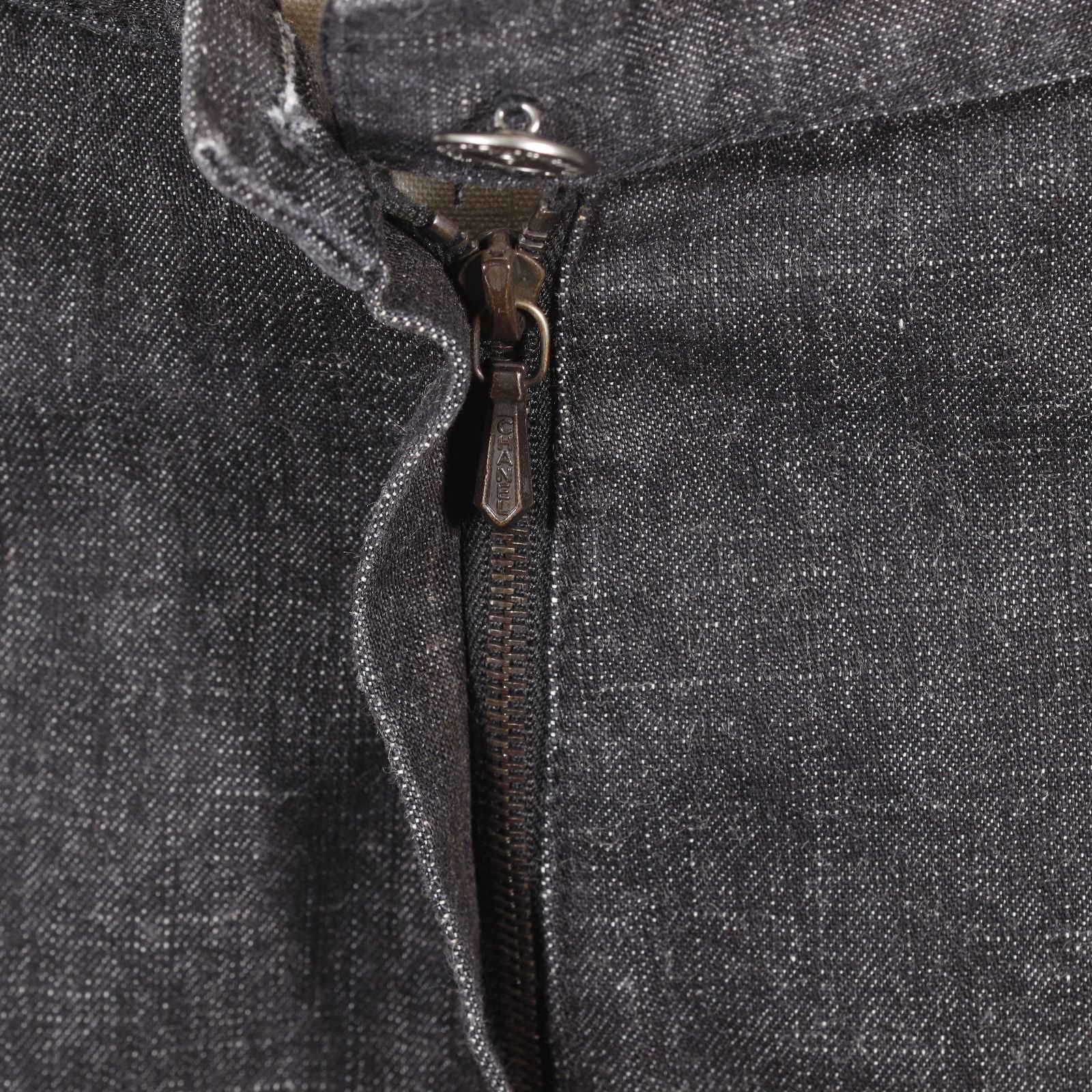 Chanel Knit Replacement Denim Wool Black Skirt — view 7