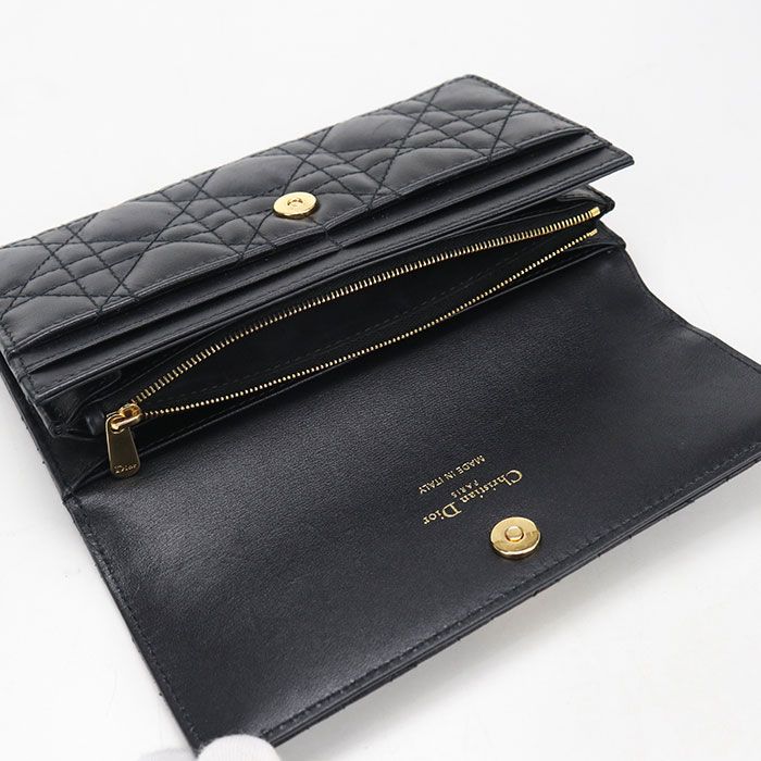 Dior Orchid Wallet Joli Bifold Lambskin — view 3