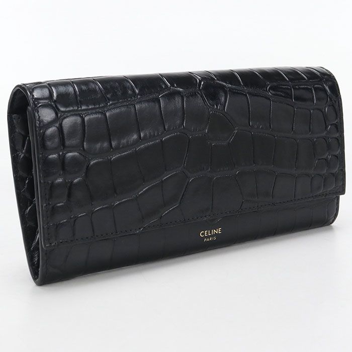 Celine Large Flap Wallet Bifold Calf