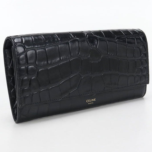 Celine Large Flap Wallet Bifold Calf