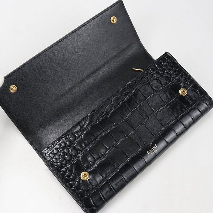 Celine Large Flap Wallet Bifold Calf — view 3