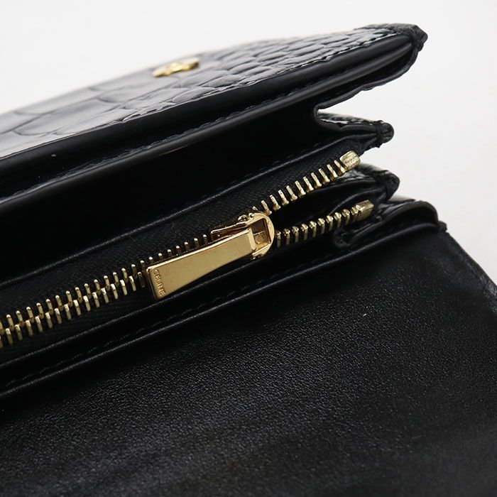 Celine Large Flap Wallet Bifold Calf — view 7