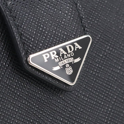 Prada Tab Wallet Saffiano Bifold Calf — view 3