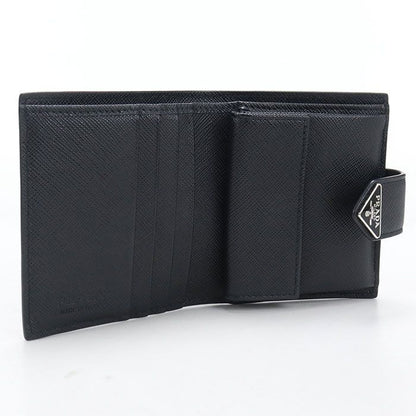 Prada Tab Wallet Saffiano Bifold Calf — view 4