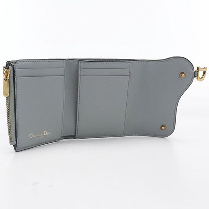 Dior Lotus Wallet Saddle Trifold Calf — view 3