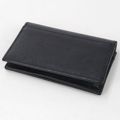 Prada Card Case Saffiano Leather Business Holder Calf — view 2
