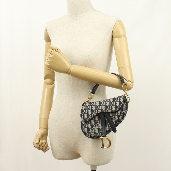 Dior Mini Saddle Handbag Oblique — view 8