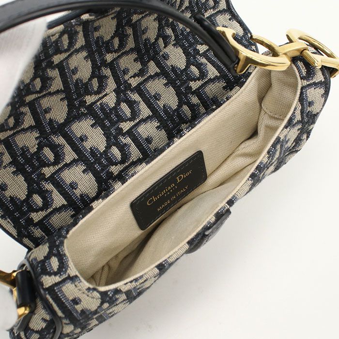 Dior Mini Saddle Handbag Oblique — view 3