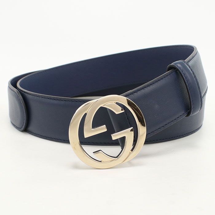 Gucci Leather Belt Interlocking