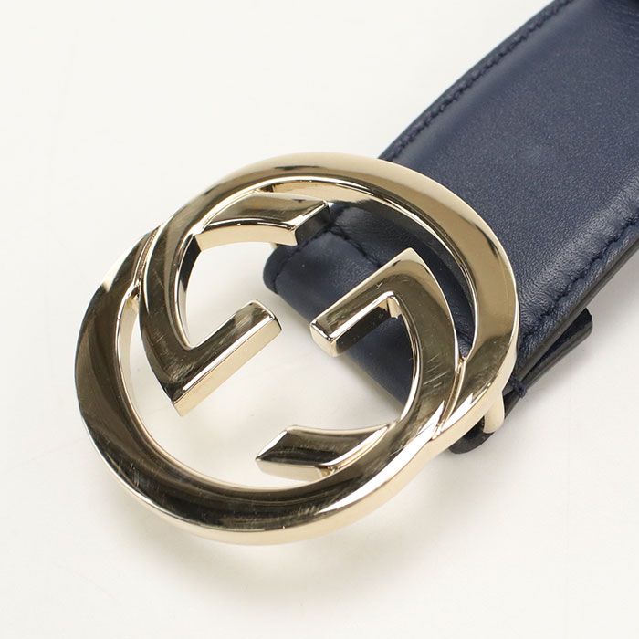 Gucci Leather Belt Interlocking — view 2