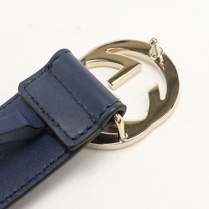 Gucci Leather Belt Interlocking — view 3