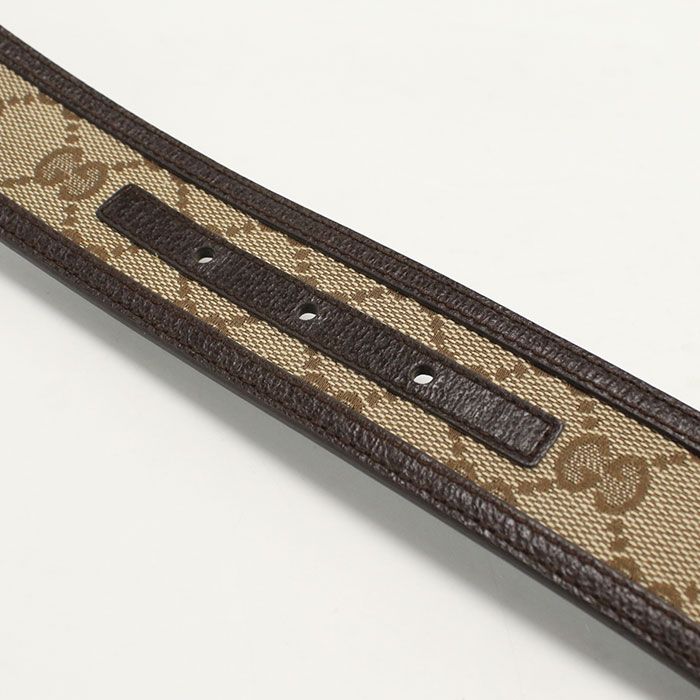 Gucci Interlocking Belt GG Canvas Leather — view 4