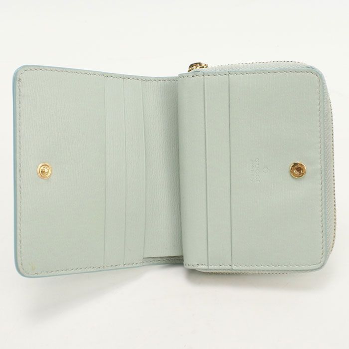 Gucci Script Bifold Wallet Leather — view 3