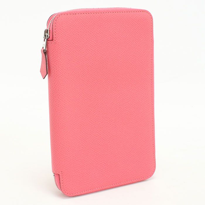Hermes Agenda Zip Pouch Epsom Rose Azalea