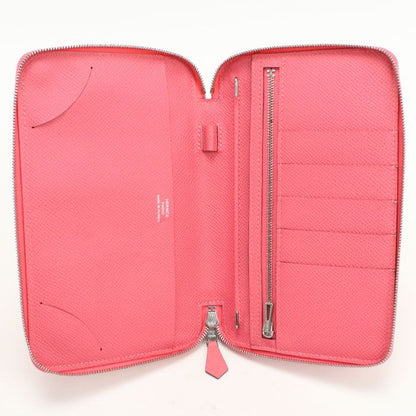 Hermes Agenda Zip Pouch Epsom Rose Azalea — view 3