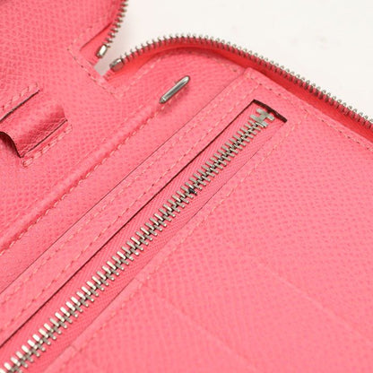 Hermes Agenda Zip Pouch Epsom Rose Azalea — view 5