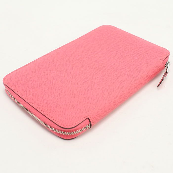 Hermes Agenda Zip Pouch Epsom Rose Azalea — view 2
