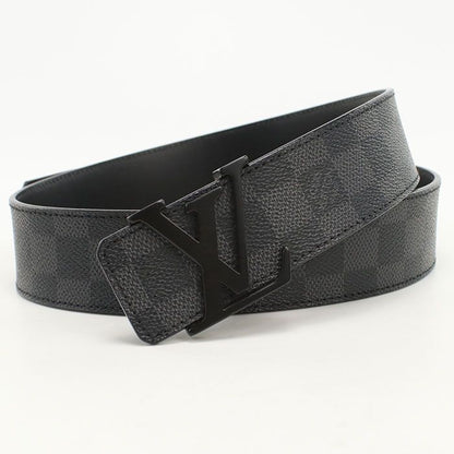 Louis Vuitton Ceinture LV Initial Damier Graphite Belt Leather