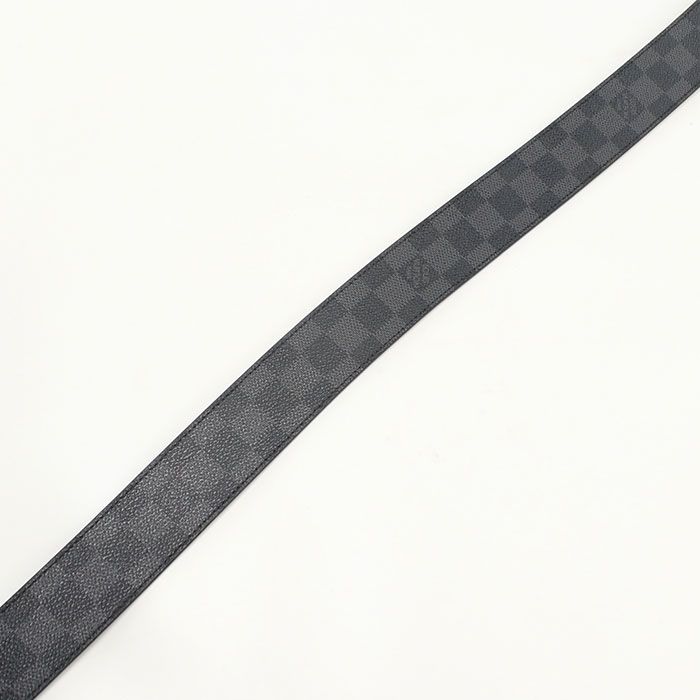 Louis Vuitton Ceinture LV Initial Damier Graphite Belt Leather — view 8