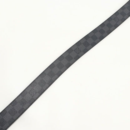 Louis Vuitton Ceinture LV Initial Damier Graphite Belt Leather — view 8