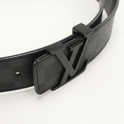 Louis Vuitton Ceinture LV Initial Damier Graphite Belt Leather — view 7
