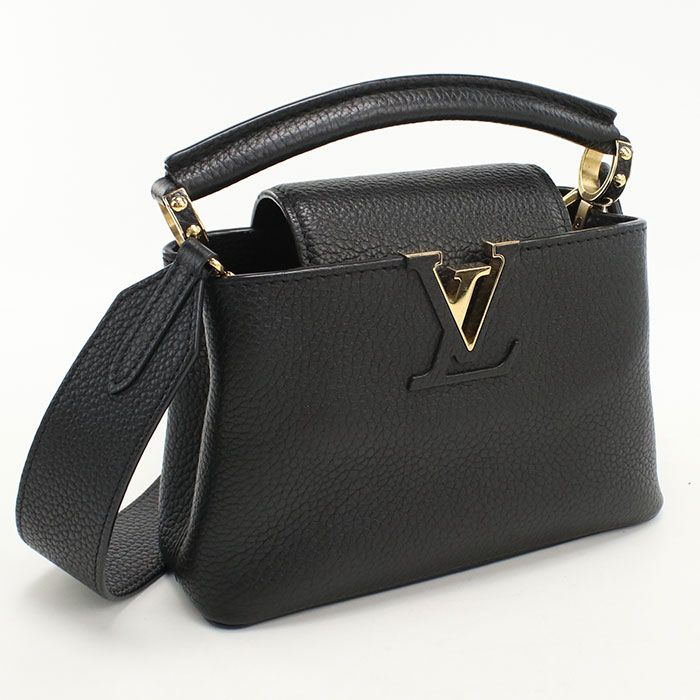 Louis Vuitton Capucines Mini Taurillon Handbag Leather