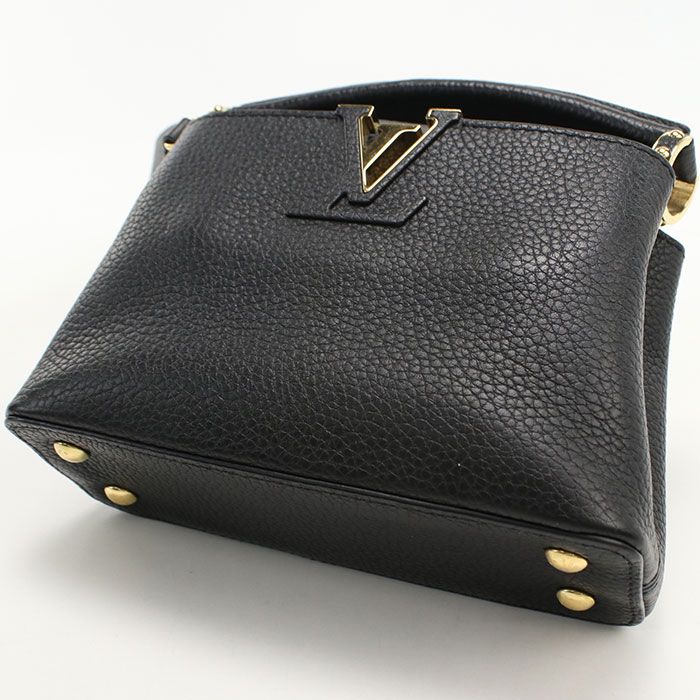 Louis Vuitton Capucines Mini Taurillon Handbag Leather — view 6