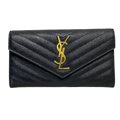 Saint Laurent Cassandra Matelasse Large Flap Wallet Calfskin