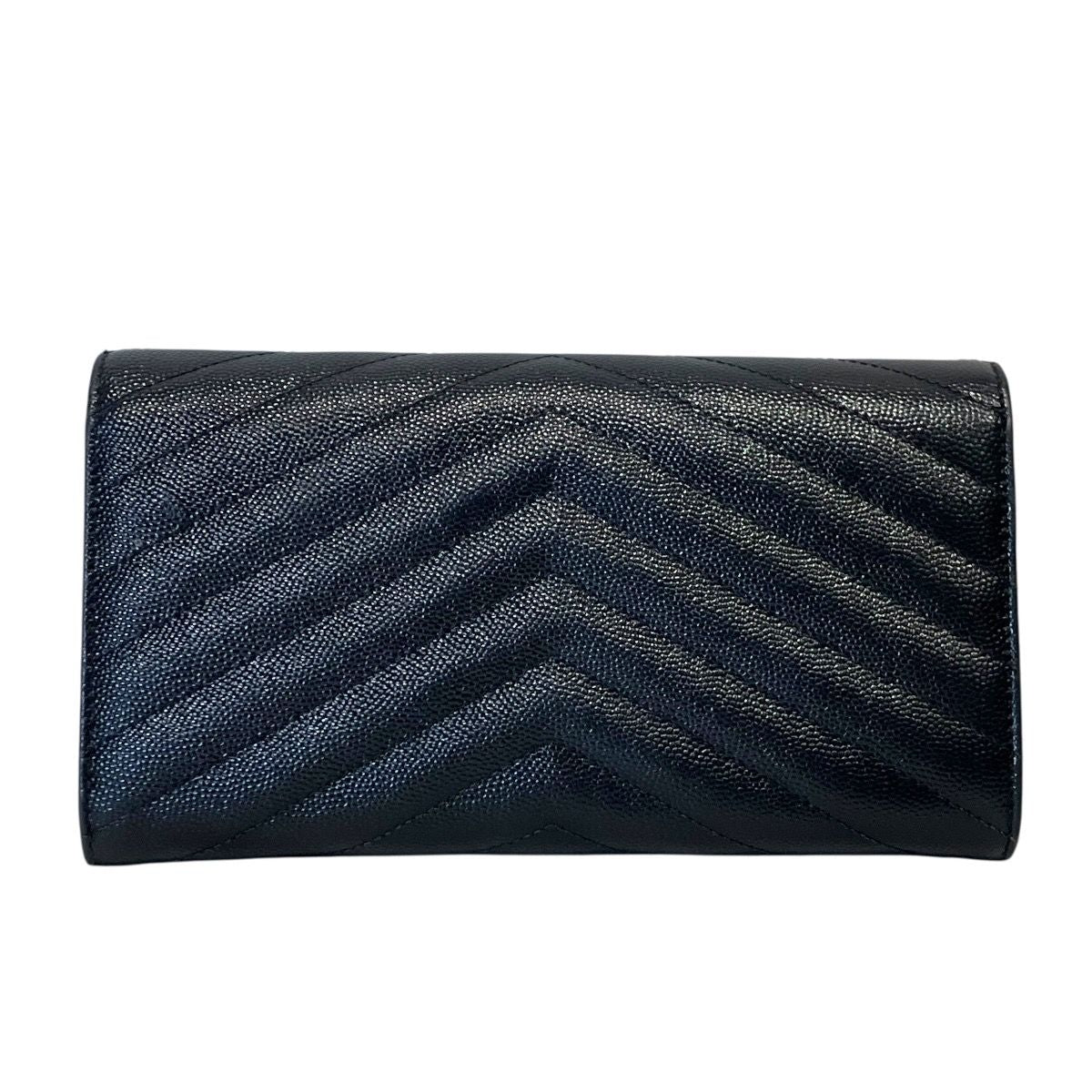 Saint Laurent Cassandra Matelasse Large Flap Wallet Calfskin — view 2