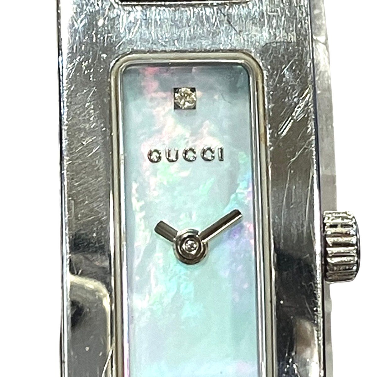 Gucci Watch SS Quartz Light Blue Shell Dial — view 4