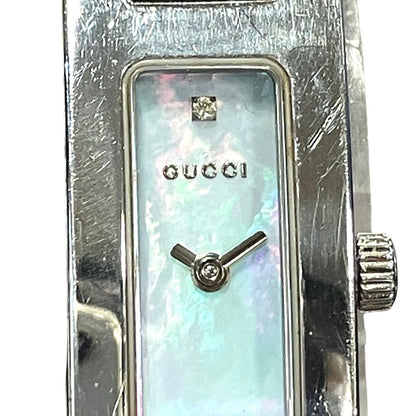 Gucci Watch SS Quartz Light Blue Shell Dial — view 4