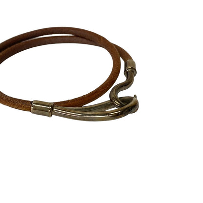 Hermes Bracelet Jumbo Leather Brown — view 2