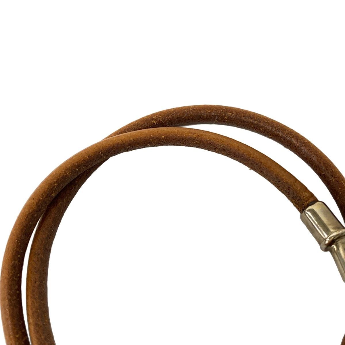 Hermes Bracelet Jumbo Leather Brown — view 6