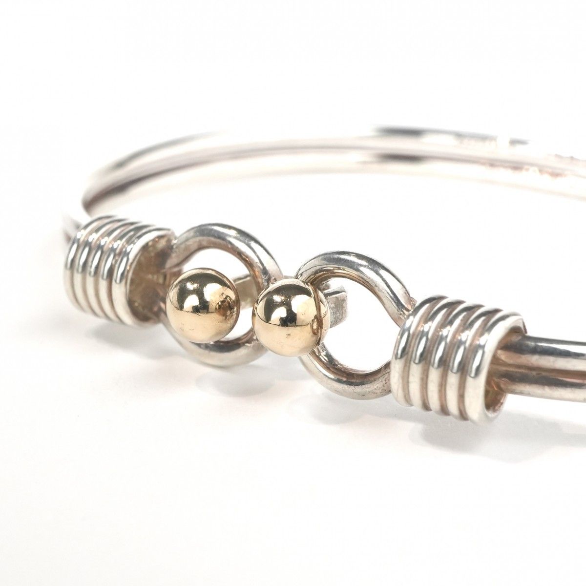 Tiffany & Co Double Love Knot Bracelet Bangle Calf Silver Vintage — view 4