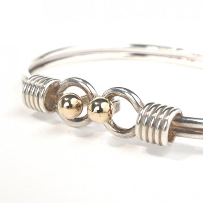 Tiffany & Co Double Love Knot Bracelet Bangle Calf Silver Vintage — view 4
