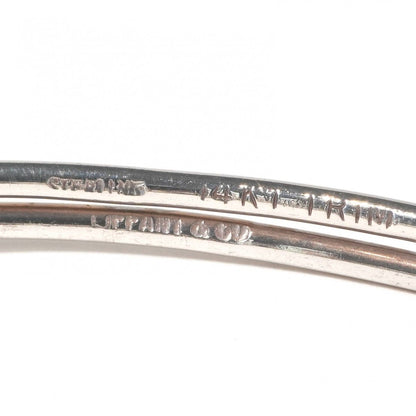 Tiffany & Co Double Love Knot Bracelet Bangle Calf Silver Vintage — view 6