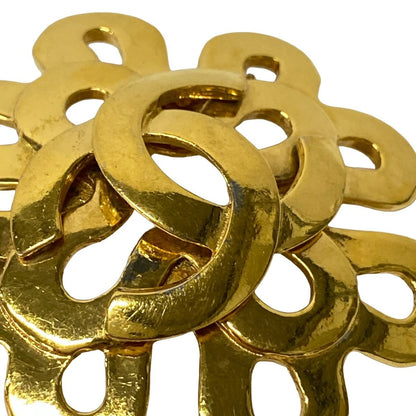 Chanel Brooch CC Logo Gold — view 4