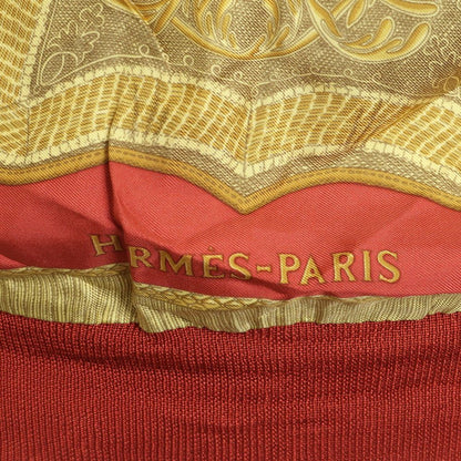 Hermes Tag Twill Rene Switch Short Sleeve Polo Shirt Silk 100% 36 Knit Top Mbm — view 6