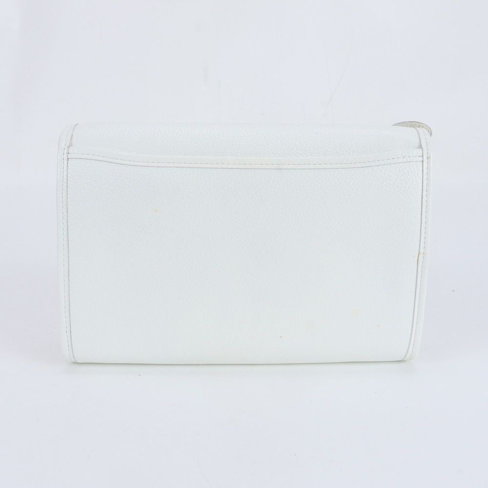 Saint Laurent Vintage Yves YSL Logo Plate Leather Shoulder Bag Crossbody Hand — view 3
