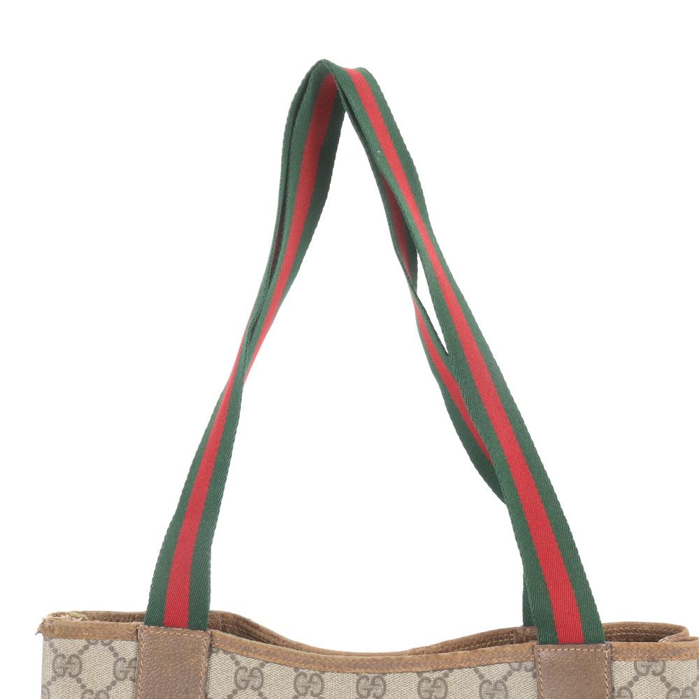 Gucci GG Supreme Sherry Line 39.02.003 Leather Tote Shoulder Business Enm — view 2