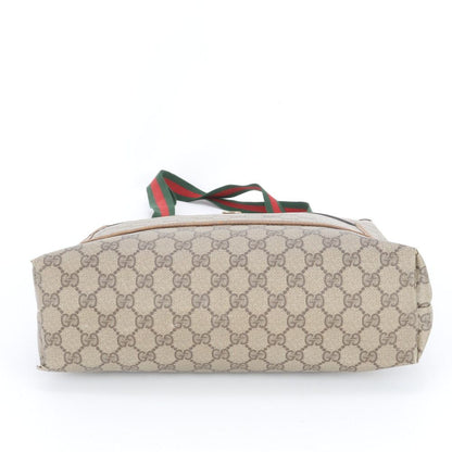 Gucci GG Supreme Sherry Line 39.02.003 Leather Tote Shoulder Business Enm — view 5